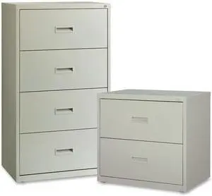 Lorell Lateral File - 30" x 18.6" x 52.5" - 4 x Drawer(s) for File - A4, Legal, Letter - Interlocking, Leveling Glide, B
