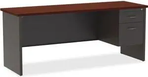 Lorell Right Pedestal Credenza 24"x72" CH/MH 79162 Lorell Right Pedestal Credenza 24"x72" CH/MH 79162