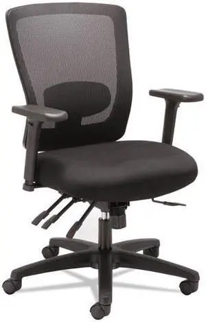 Alera - HALE752 - Alera Envy Series Mesh Mid-Back Multifunction Chair, Black