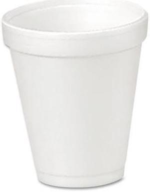 Dart Insulated Foam Cups  4 fl oz  Round  1000  Carton  White  Foam  Coffee Cappuccino Tea Hot Chocolate Hot