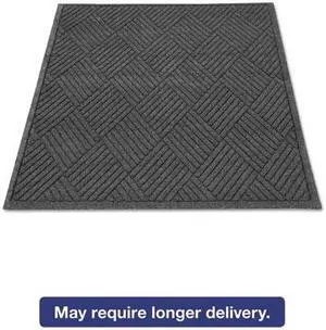 Guardian EcoGuard Diamond Floor Mat Rectangular 36 x 48 Charcoal EGDFB030404