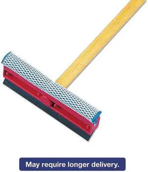 Boardwalk General-Duty Squeegee 8" Sponge/Rubber Blade Black/Red 21" Metal