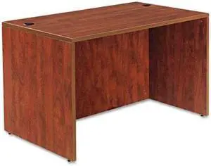 Alera Valencia Series Straight Desk Shell, 47 1/4 x 29 1/2 x 29 5/8, Med Cherry