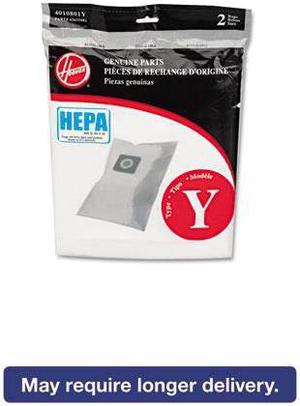 HEPA AH10040 Y Filtration Bags for Hoover Upright Cleaners 2/Pack