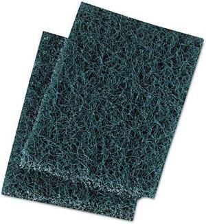 Boardwalk 188 Extra Heavy-Duty Scour Pad, Blue & Gray - 3.5 x 5 in.