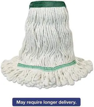 Boardwalk Mop Head Premium Standard Head Cotton/Rayon Fiber Medium White 502WHNB