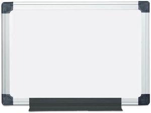 BVCMA0207170 Value Lacquered Steel Magnetic Dry Erase Board, 17 3/4 x 23 5/8, White, Aluminum
