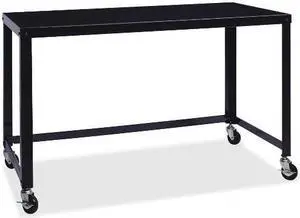 Lorell Personal Mobile Desk - Rectangle Top - 48" Table Top Width x 23" Table Top Depth - 29.50" Height - Assembly Requi