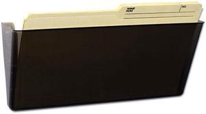 STOREX Unbreakable Magnetic Wall File Letter/Legal 16 x 7 Single Pocket Smoke