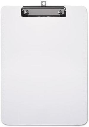 General Supply 40310 Plastic Clipboard With Low Profile Clip 1/2 Inch Capacity, Holds 8 1/2 X 11, Clear