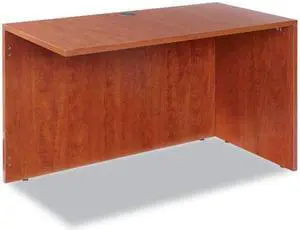 Alera Valencia Series Reversible Return/Bridge Shell, 47 1/4w x 23 5/8d, Cherry
