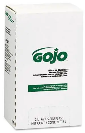Gojo MULTI GREEN Hand Cleaner Refill 2000mL Citrus Scent Green 1/Carton 7265