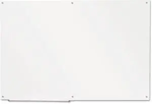 Universal Frameless Glass Marker Board, 72" X 48", White UNV43234 Includes marker holder and mounting kit Universal Frameless Glass Marker Board, 72" X 48", White UNV43234 Includes marker holder and mounting kit