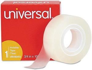 Universal 83412 Invisible Tape  3/4 x1000  1 Core  12 Pack