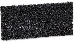 3M 05241 Doodlebug Hi-Productivity Stripping Pad, 4 3/5 x 10, Black, 40/Carton, 1 Carton