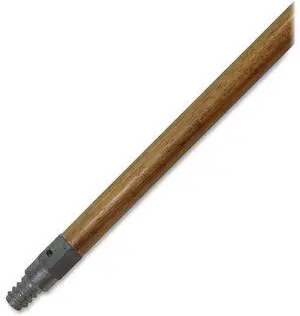 Genuine Joe Floor Brush Metal Tip Handle Natural 37061