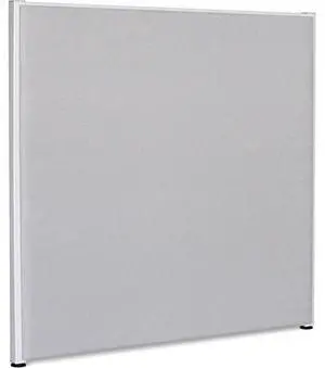 Lorell Gray Fabric Panel - Fabric, Steel - Gray LLR90266