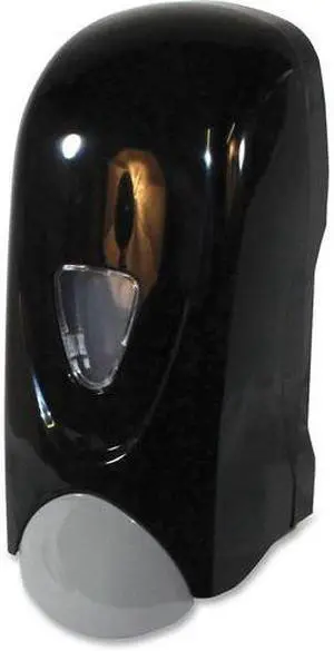 Genuine Joe Foam Soap Dispenser Refillable 33.8oz Cap .7mil Disp BK/GY 85138