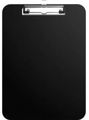 Business Source Shatterproof Clipboard - Plastic - Black - 1 Each