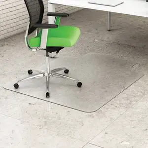 Deflecto Earth Source Hard Floor EconoMat with Lip - Commercial, Carpet, Hard Floor - 48" Length x 36" Width x 0.10" Thi