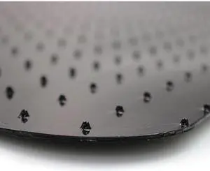 Cleartex Advantagemat Black Chair Mat - Office, Hard Floor, Carpeted Floor - 60" Length x 48" Width x 0.60" Thickness -