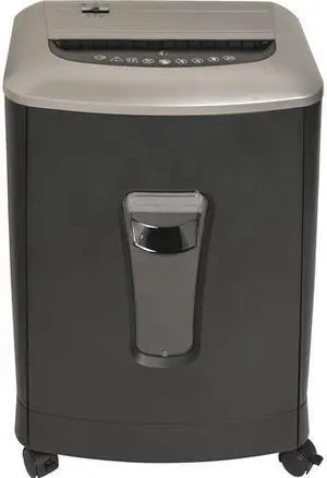 Business Source Cross-Cut Shredder 12Sht Cap 13-5/8"x9-1/2"x19" Graphite 70000