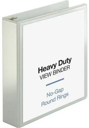 Business Source Round-ring View Binder - 2" Binder Capacity - Letter - 8 1/2" x 11" Sheet Size - 475 Sheet Capacity - Ro