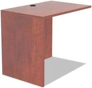 Alera Valencia Series Reversible Return/Bridge Shell, 35w x 23 5/8d, Med Cherry