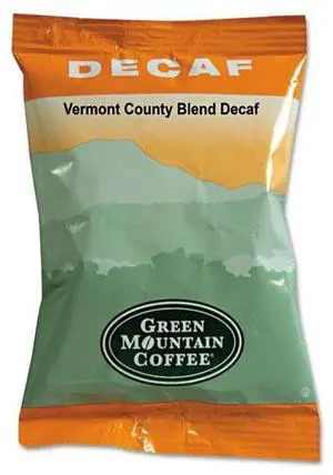 Vermont Country Blend Decaf Coffee Fraction Packs, 2.2oz, 50/Carton GMT5161 Vermont Country Blend Decaf Coffee Fraction Packs, 2.2oz, 50/Carton GMT5161