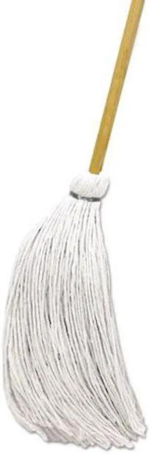 Boardwalk Deck Mop w/Wooden Handle 16 oz 57" Handle Rayon 12/Carton RD60016S