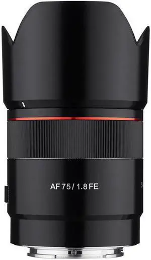 Rokinon 75mm F1.8 Auto Focus Compact Full Frame Lens for Sony E #IO75AF-E