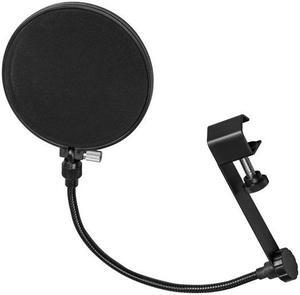 H&A Pop Filter with Gooseneck and Adjustable Knob (Clamp On) #HA-PF-K