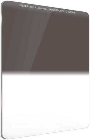 Haida Red Diamond 75x100mm 0.9 3-Stop Hard Edge Graduated Neutral Density Filter