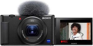 Sony ZV-1 Compact 4K HD Camera, Black #DCZV1/B
