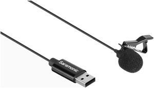 Saramonic SR-ULM10L Ultracompact Clip-On Lav Mic w/ 19.7' USB-A Connector Cable