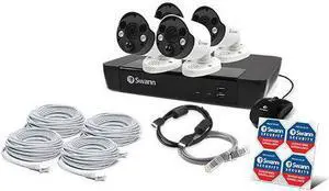 Swann 8-Channel 4K UHD 2TB Security System with 4x Spotlight Cameras