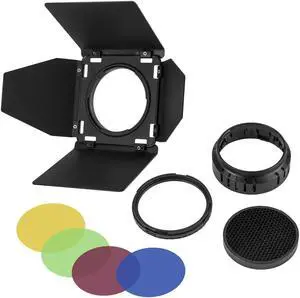 Flashpoint BD-10 Barndoor Kit For The XPLOR 300 Pro Monolight