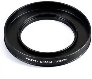 Tilta 58mm Adapter Ring for Mini Clamp-On Matte Box, Black #MB-T15-58