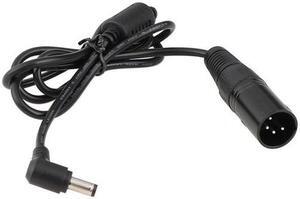 CAMVATE 39.4" 4-Pin XLR to 2.5mm DC Plug Power Cable for Blackmagic Camera