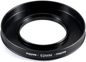 Tilta 52mm Adapter Ring for Mini Clamp-On Matte Box, Black #MB-T15-52