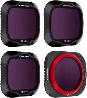 Freewell 4K Series Standard Day Filter Kit with ND4, ND8, ND16 and CPL Filters for Mavic Air 2 Drone