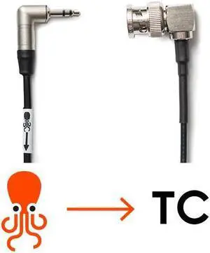 Tentacle Sync Adapter Cable for Tentacle Timecode Generator to BNC (Right Angle)