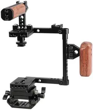 CAMVATE Quick Release Cage Kit, Right-Sided Wooden Handle
