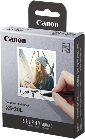 Canon SELPHY Color Ink/Label XS-20L Set, 20 Sheets #4119C001