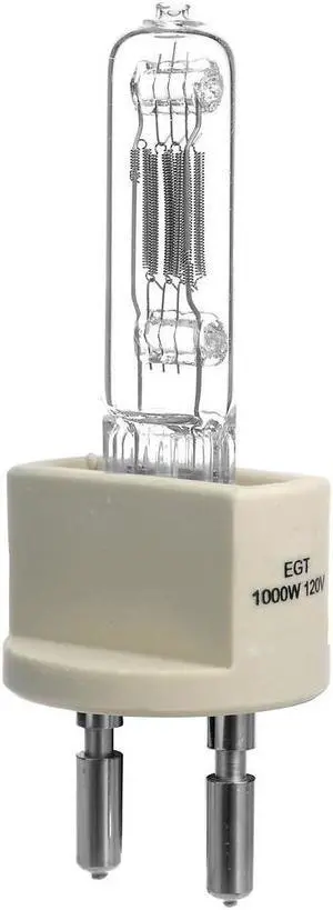 ARRI EGT 1,000 Watt, 120 Volt Quartz Halogen Lamp, 3200 deg.K., Approximate Life: 250 Hours