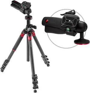 3Pod Orbit 4 Section Tripod with Pistol Grip Ballhead, Carbon Fiber #3P-P4COR-K1