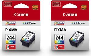Canon 2 Pack CL244 Color Ink Cartridge f/PIXMA MG & MX All-in-One Inkjet Printer