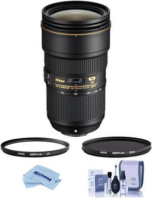 Nikon 24-70mm f/2.8E ED-IF AF-S VR NIKKOR Lens - With Hoya UV / CPL Filter Kit