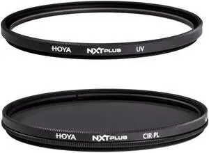 Hoya NXT Plus 58mm 10-Layer HMC Multi-Coated UV Lens Filter W/Multi-Coated CPL