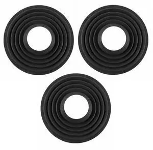 Haida Silicone Lens Hood for 70 to 90mm Diameter Lens, Black, 3-Pack